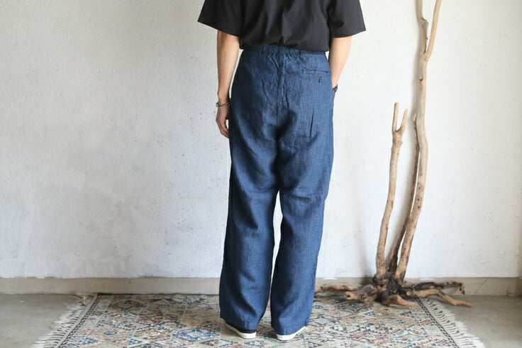 orSlow WIDE FIT NEW YORKER INDIGO CHECK