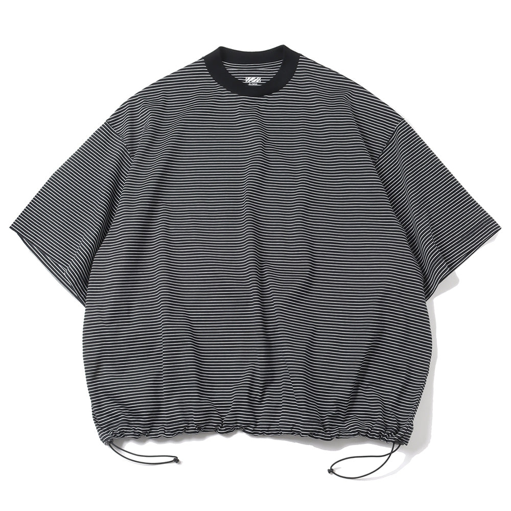 is-ness BALLOON BORDER SHORT SLEEVE T-SHIRT