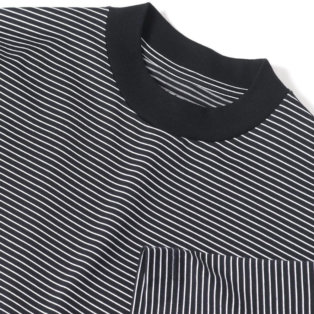 is-ness BALLOON BORDER SHORT SLEEVE T-SHIRT