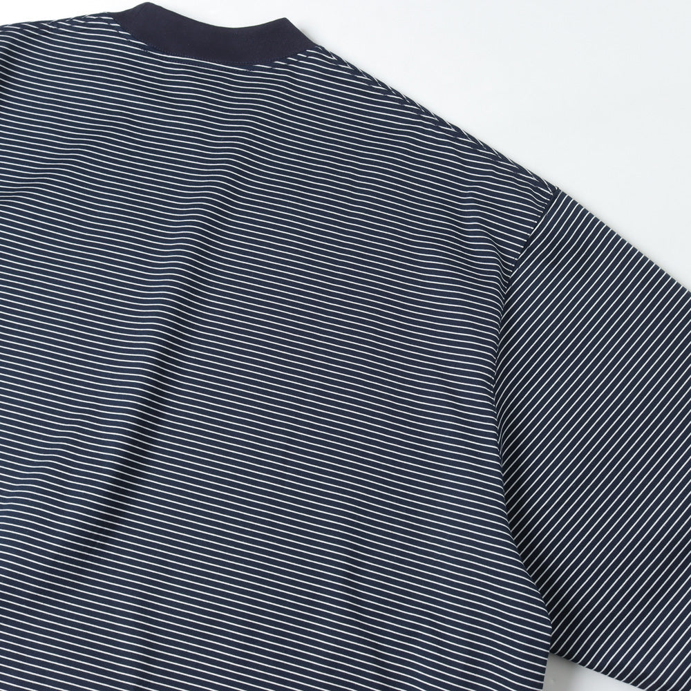 is-ness BALLOON BORDER SHORT SLEEVE T-SHIRT