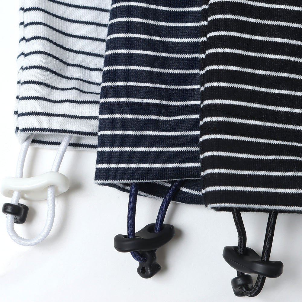 is-ness BALLOON BORDER SHORT SLEEVE T-SHIRT