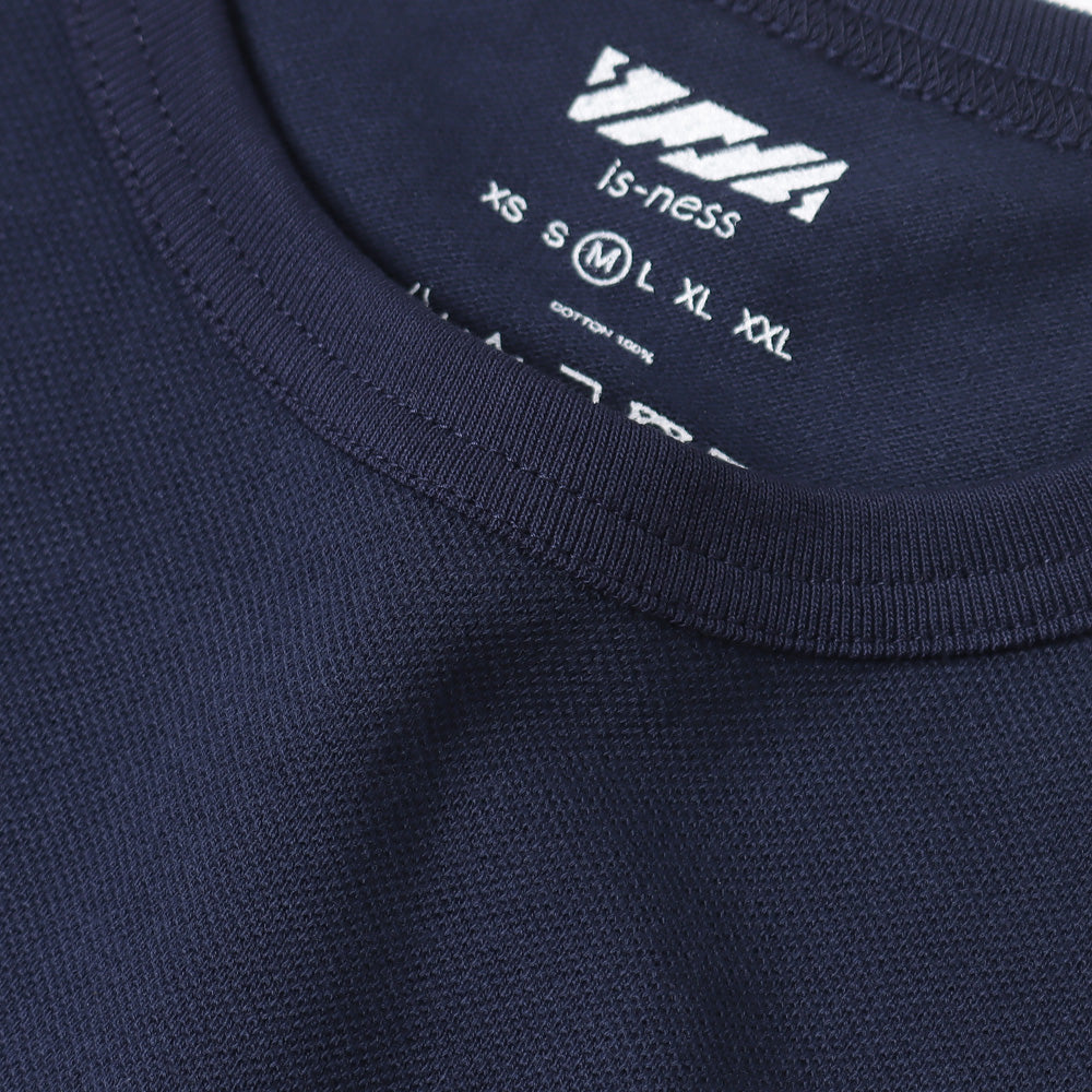 is-ness SWITCHING MOSS T-SHIRT