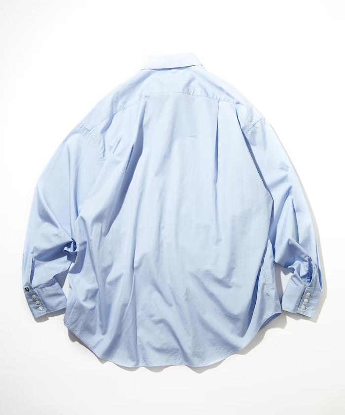 CAHLUMN Magazine Pocket Wide Spread Collar Shirt