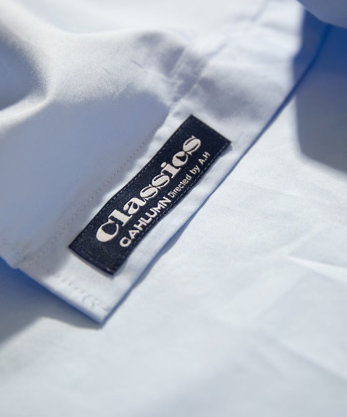 CAHLUMN Magazine Pocket Wide Spread Collar Shirt