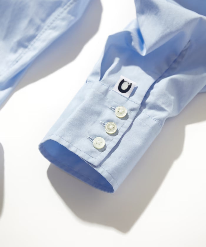 CAHLUMN Magazine Pocket Wide Spread Collar Shirt