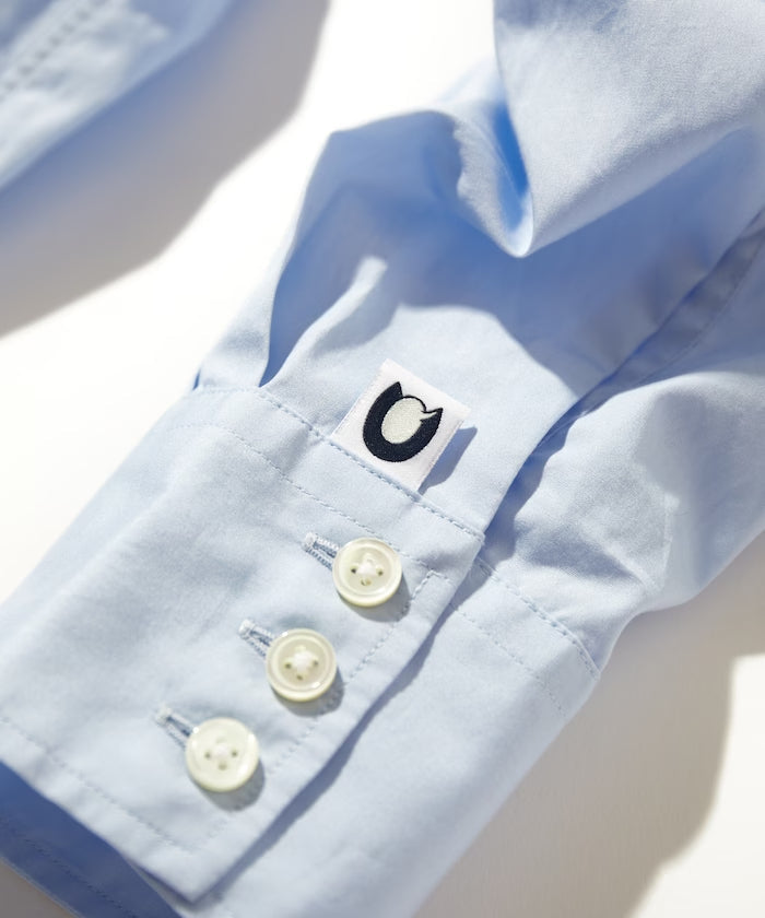CAHLUMN Magazine Pocket Wide Spread Collar Shirt