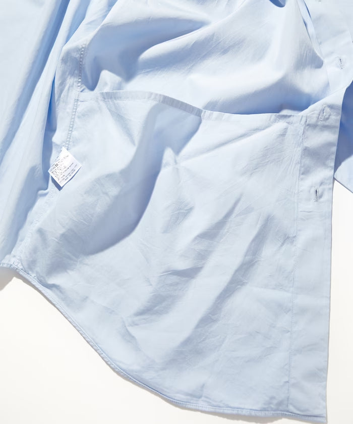 CAHLUMN Magazine Pocket Wide Spread Collar Shirt