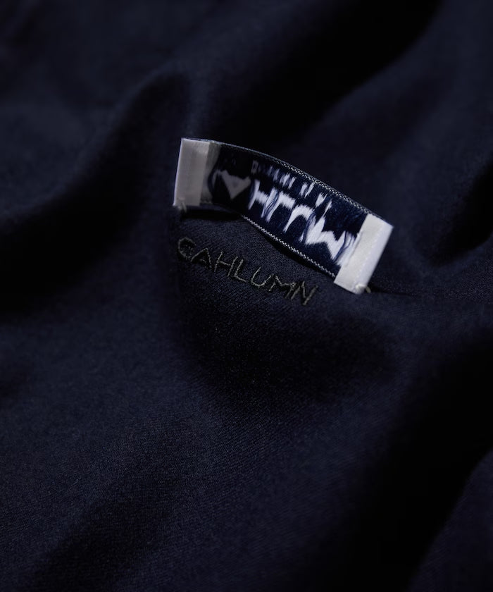 CAHLUMN Wool Flannel Baseball Shirt