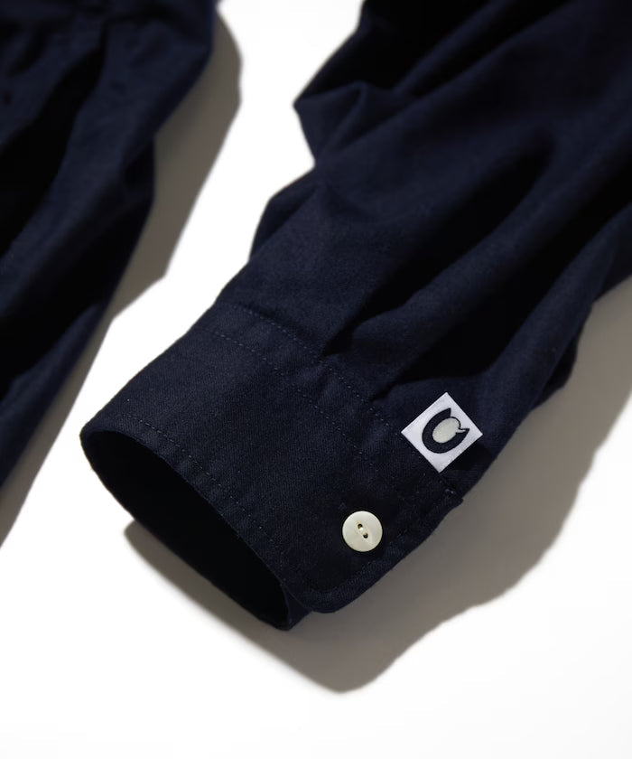 CAHLUMN Wool Flannel Baseball Shirt