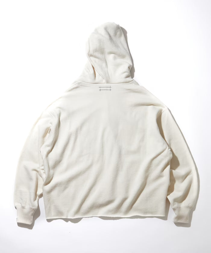 CAHLUMN Wool Cotton Loop Back Sweat Hoodie
