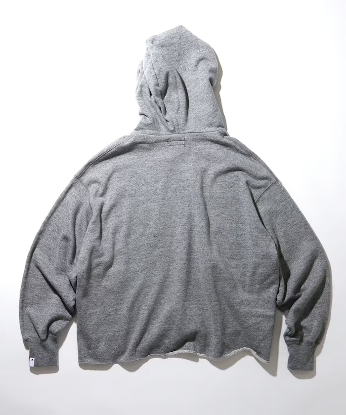 CAHLUMN Wool Cotton Loop Back Sweat Hoodie
