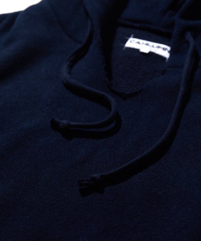 CAHLUMN Wool Cotton Loop Back Sweat Hoodie