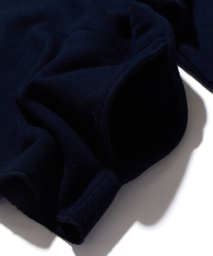 CAHLUMN Wool Cotton Loop Back Sweat Hoodie