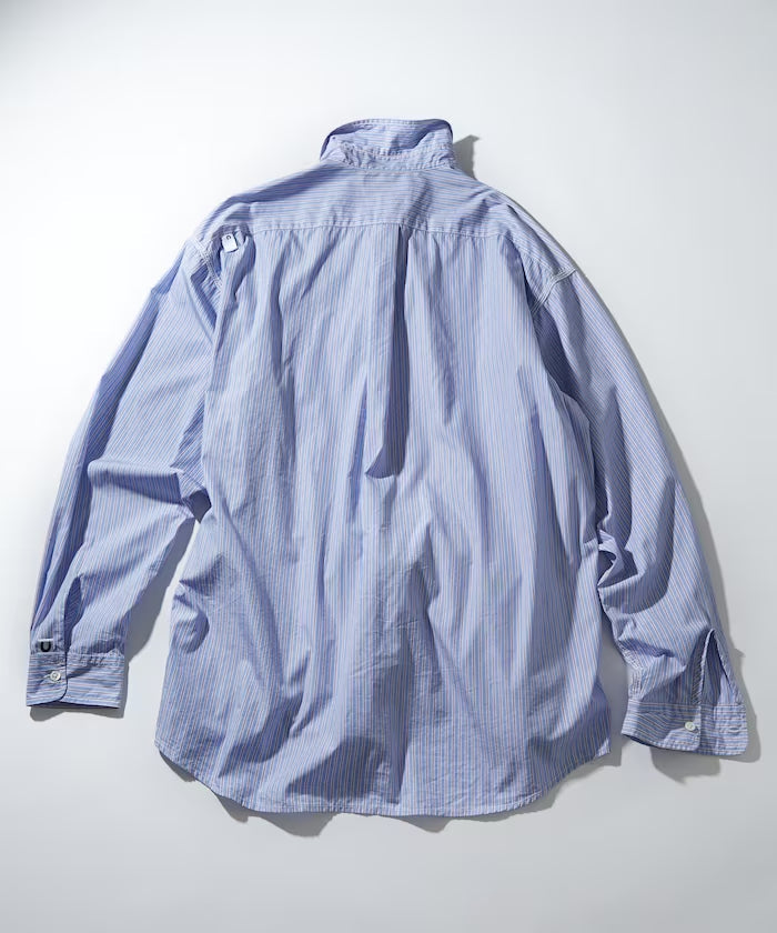 CAHLUMN Magazine Pocket Chain Stitch Shirt