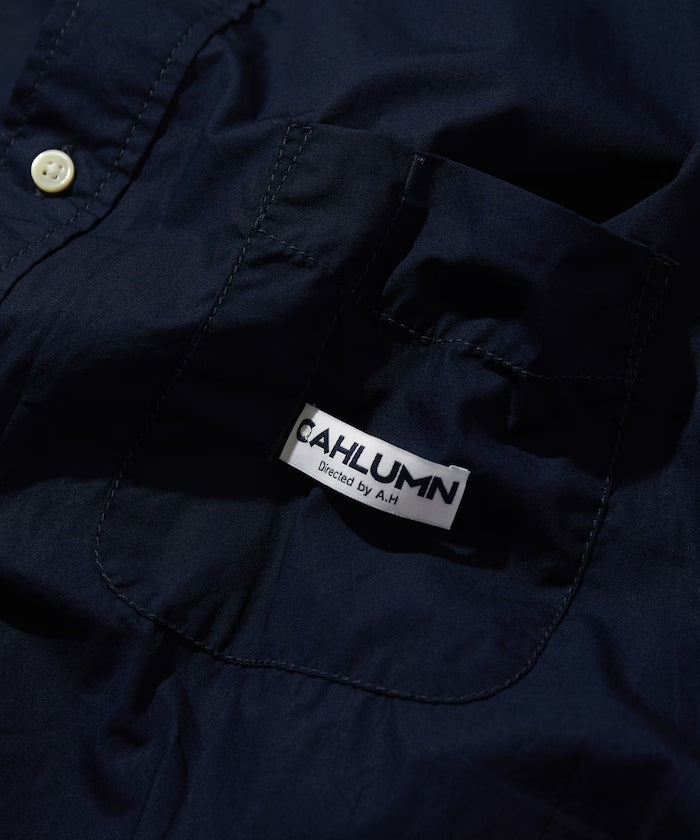 CAHLUMN Magazine Pocket Chain Stitch Shirt