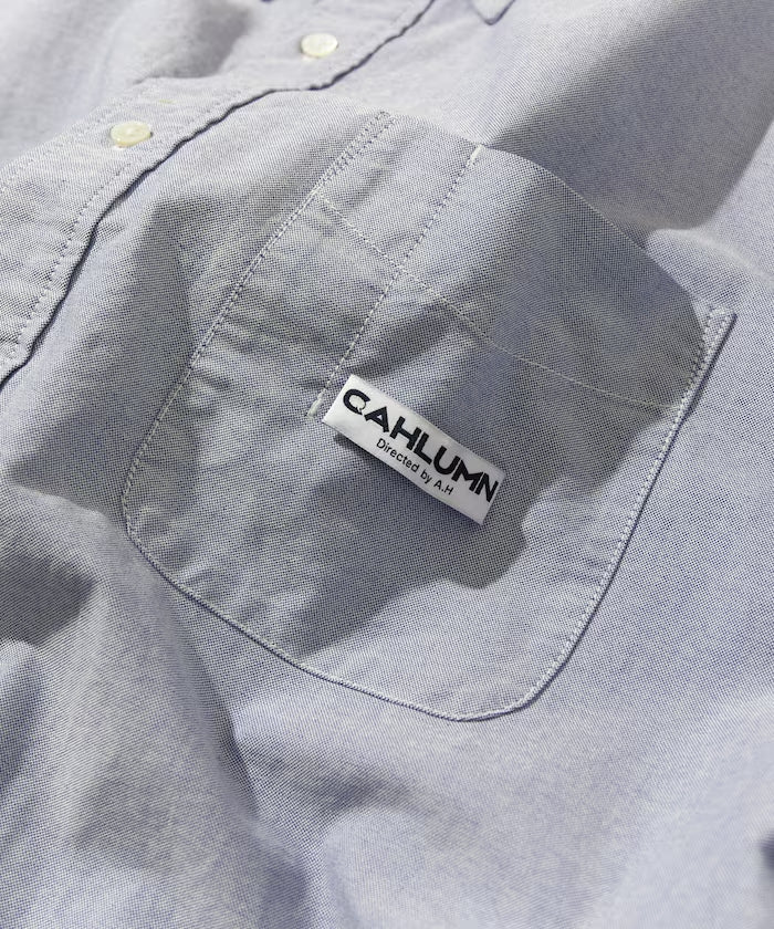 CAHLUMN Magazine Pocket Oxford B.D Shirt