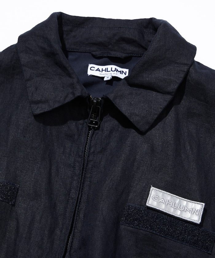 CAHLUMN Linen Heli Crew Jacket
