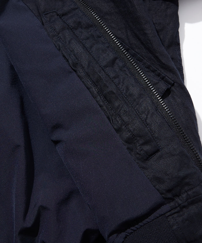 CAHLUMN Linen Heli Crew Jacket