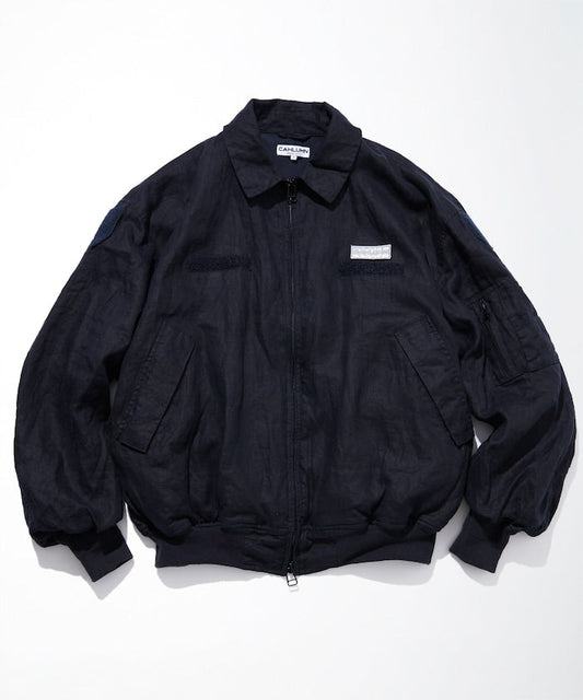 CAHLUMN Linen Heli Crew Jacket