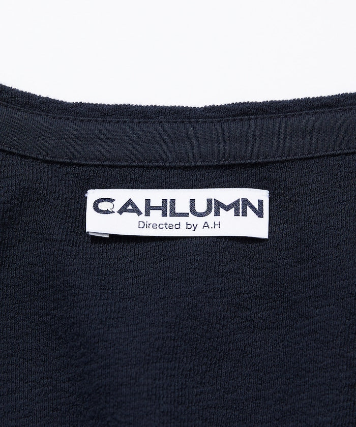 CAHLUMN Boat Neck French Terry T-Shirt