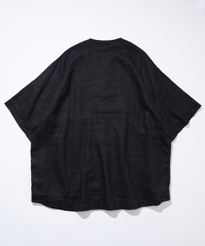 CAHLUMN Linen Baseball Shirt