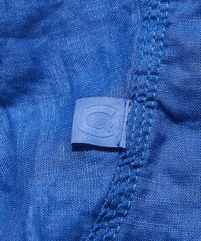 CAHLUMN Linen Open Collar Shirt