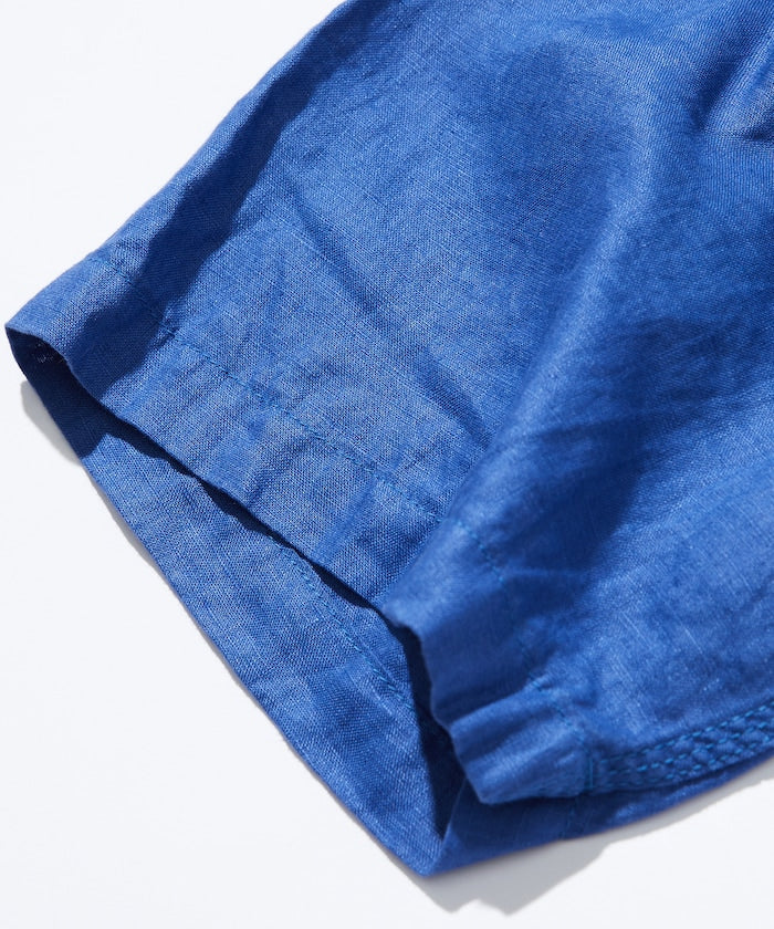 CAHLUMN Linen Open Collar Shirt