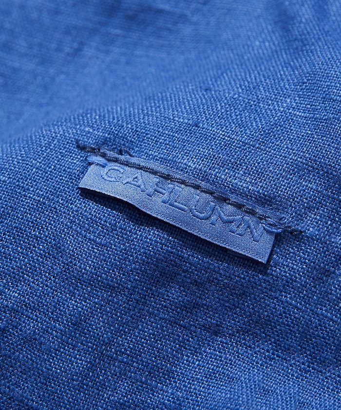 CAHLUMN Linen Open Collar Shirt