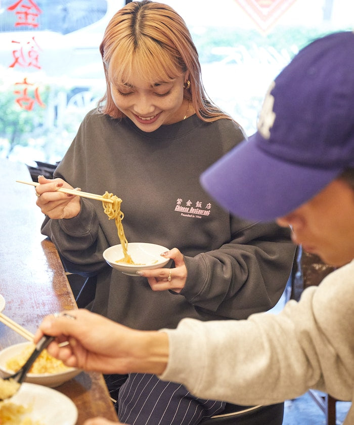 紫金飯店×FREAK'S STORE Special Back Print Crew Neck Sweatshirt TIGER