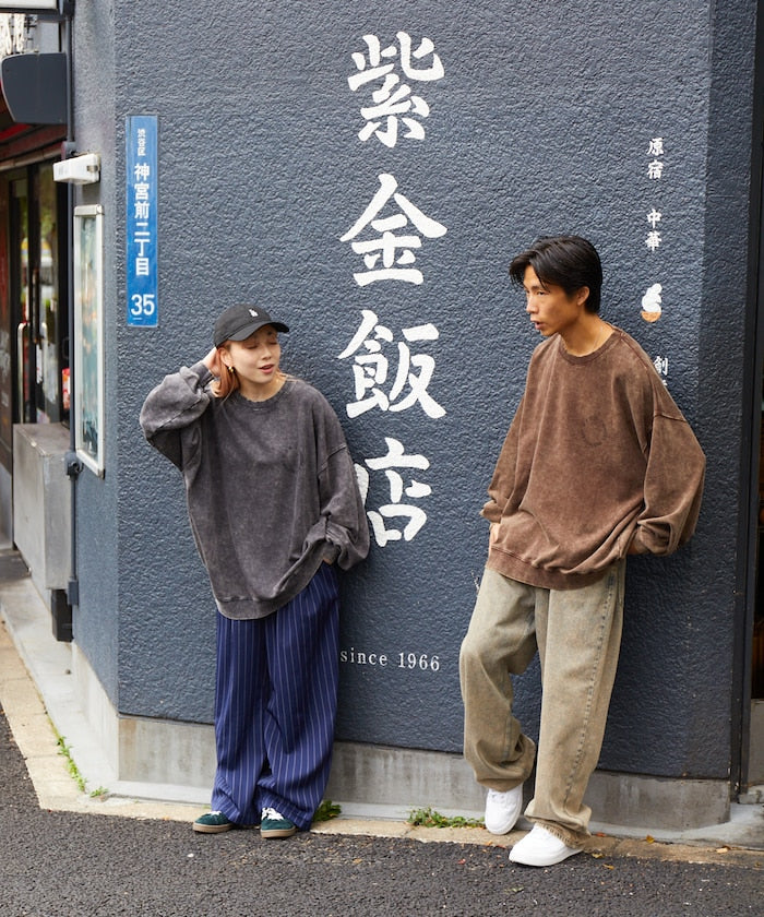 紫金飯店×FREAK'S STORE Exclusive Pigment Back Print Crew Neck Sweatshirt