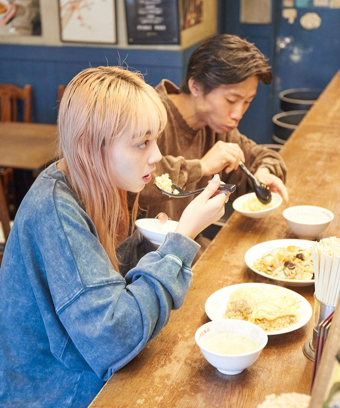 紫金飯店×FREAK'S STORE Exclusive Pigment Back Print Crew Neck Sweatshirt