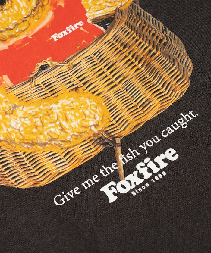 Foxfire Custom Foxfire Bear Back Print Crew Neck Sweatshirt