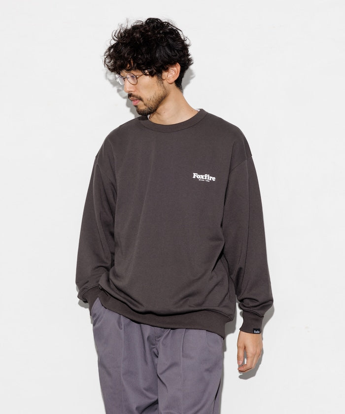 Foxfire Custom Foxfire Bear Back Print Crew Neck Sweatshirt