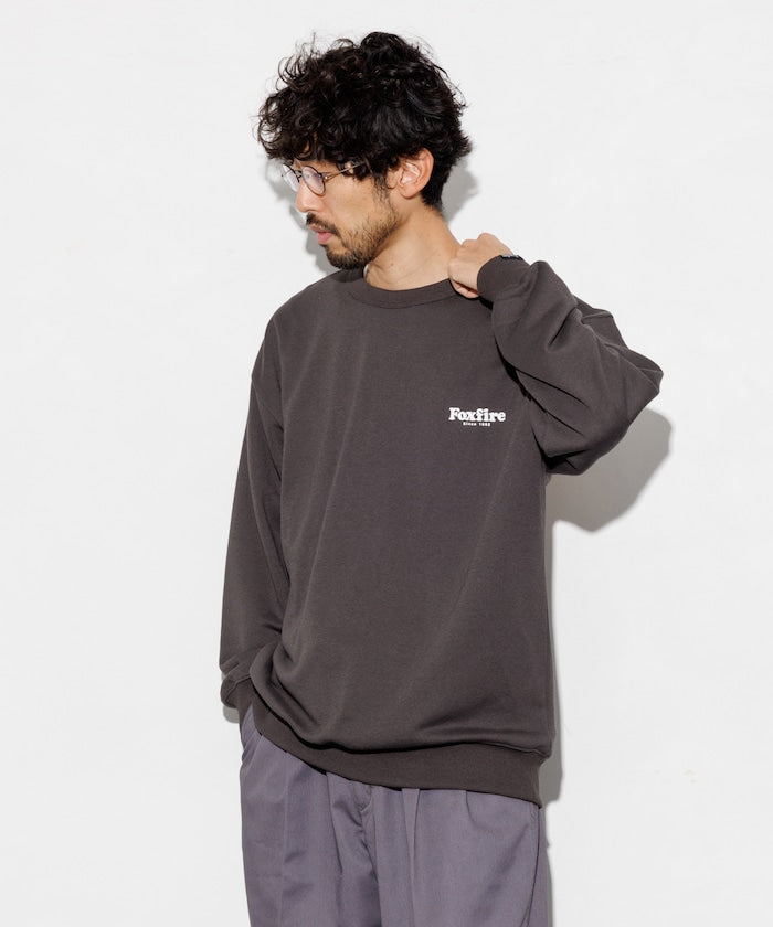 Foxfire Custom Foxfire Bear Back Print Crew Neck Sweatshirt