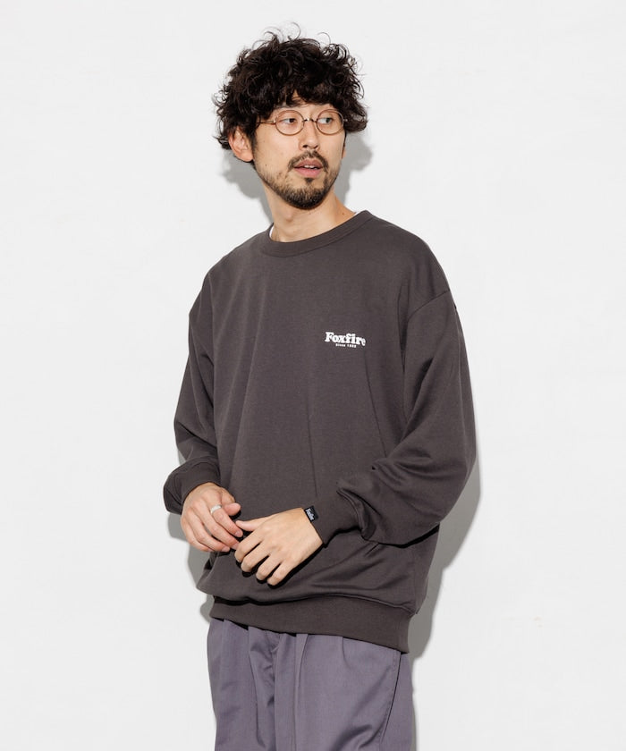 Foxfire Custom Foxfire Bear Back Print Crew Neck Sweatshirt