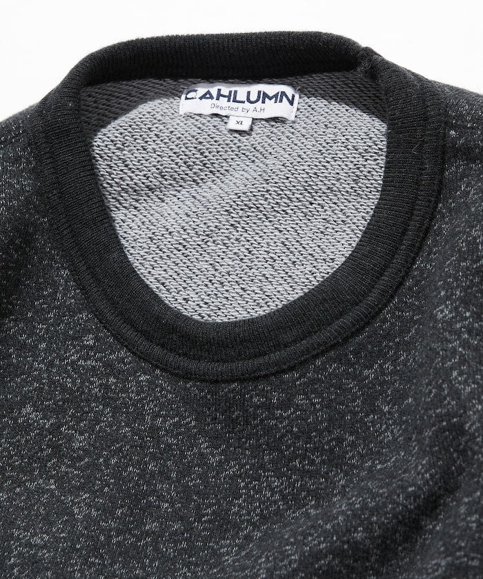 CAHLUMN Merino Wool＋Cotton Loop Back heather Sweatshirt