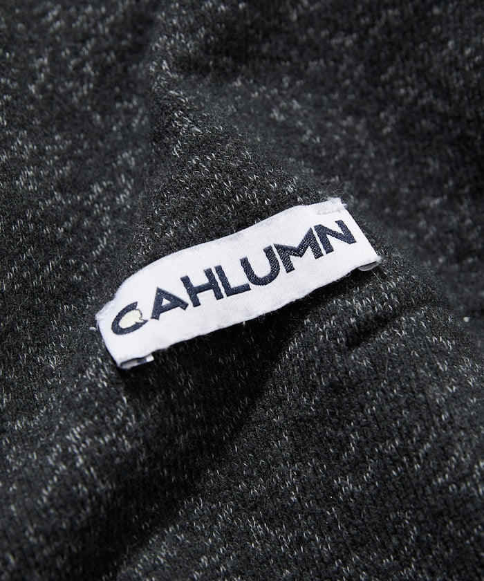 CAHLUMN Merino Wool＋Cotton Loop Back heather Sweatshirt