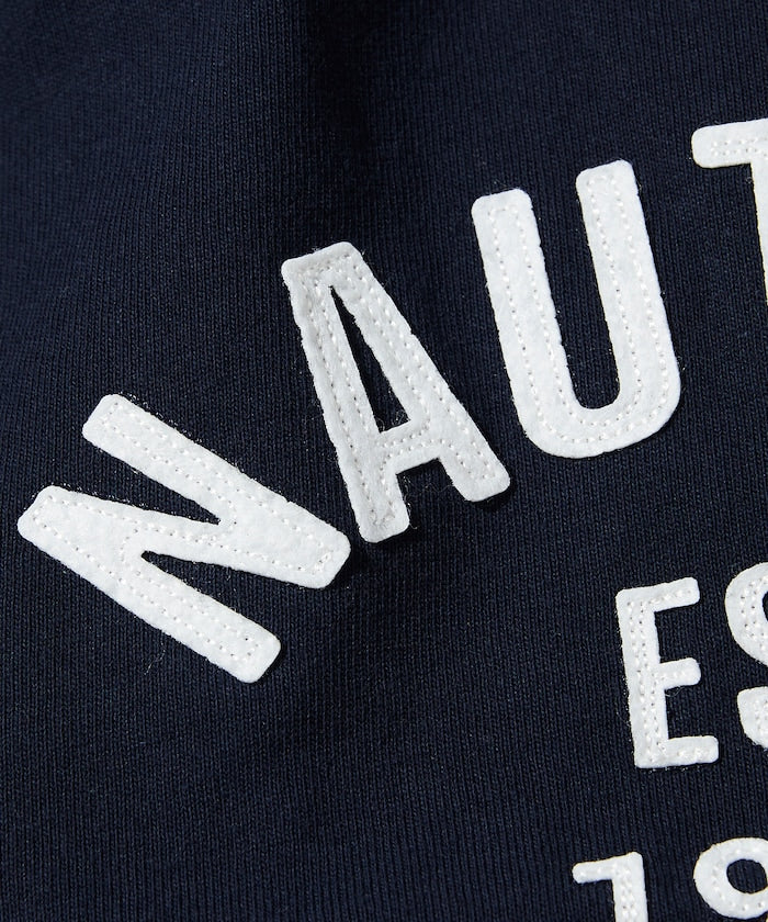 NAUTICA JAPAN Felt Patch Arch Logo S/S Tee