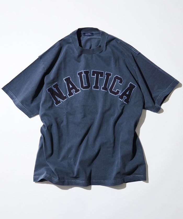 NAUTICA JAPAN Pigment Dyed Arch Logo S/S Tee