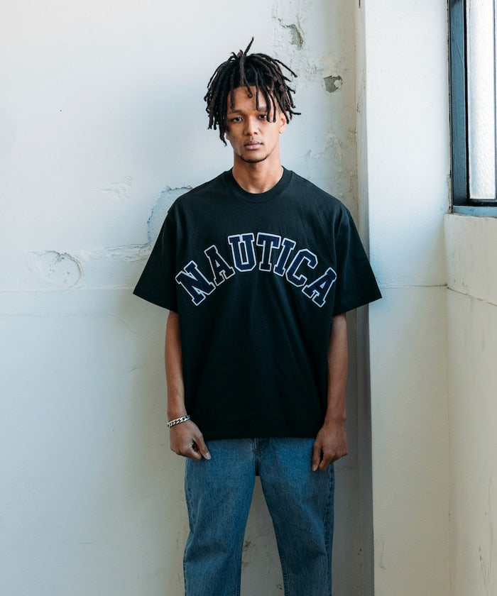 NAUTICA JAPAN Arch Logo S/S Tee