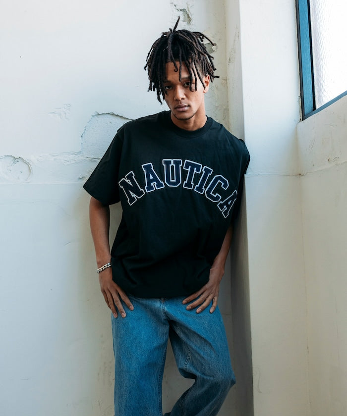 NAUTICA JAPAN Arch Logo S/S Tee