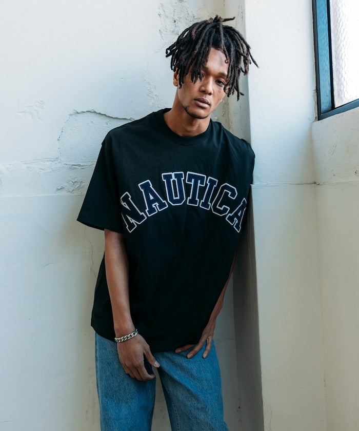 NAUTICA JAPAN Arch Logo S/S Tee