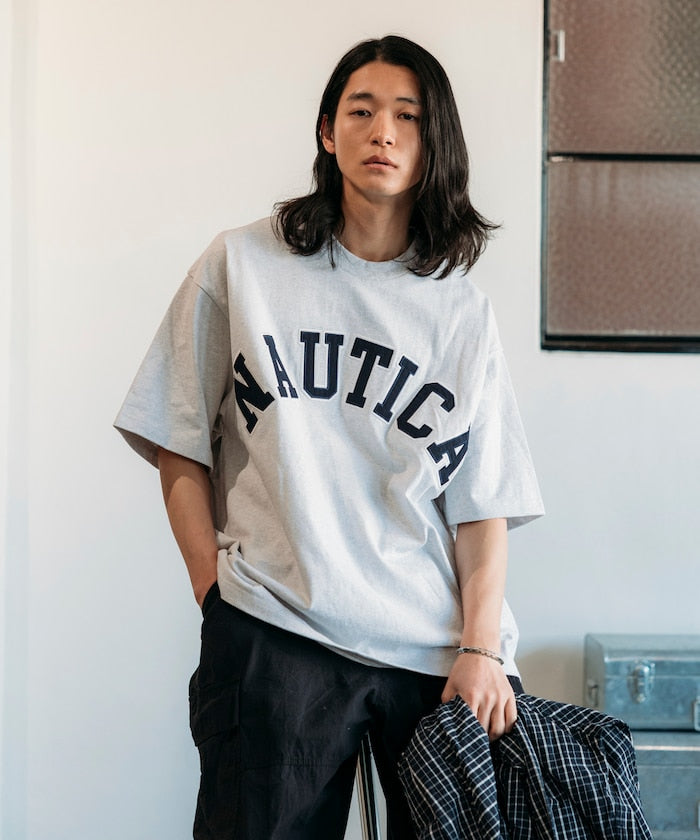 NAUTICA JAPAN Arch Logo S/S Tee
