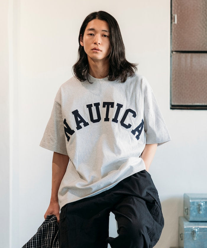 NAUTICA JAPAN Arch Logo S/S Tee