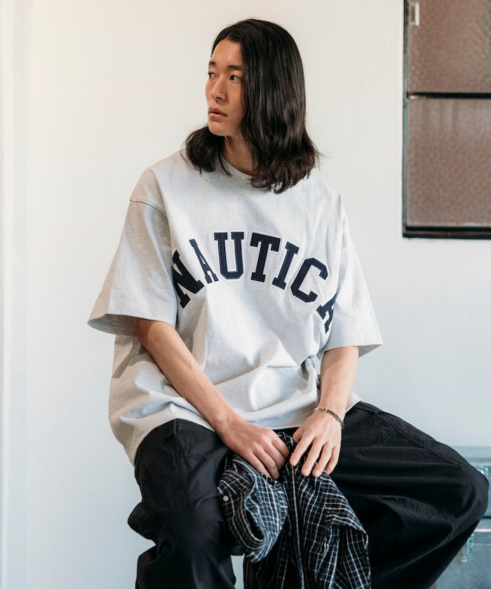 NAUTICA JAPAN Arch Logo S/S Tee