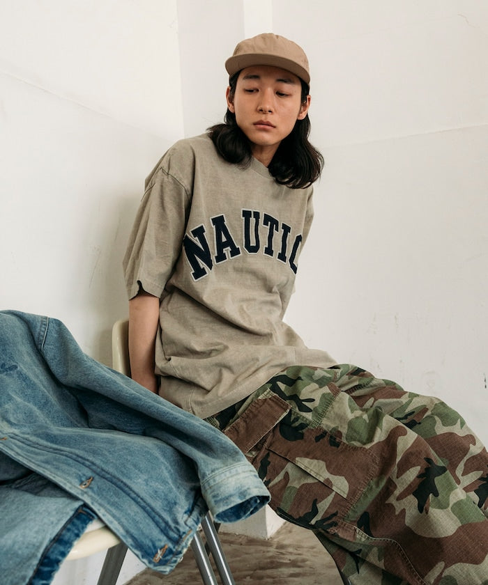 NAUTICA JAPAN Pigment Dyed Arch Logo S/S Tee