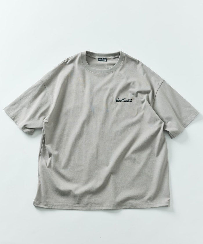 WILD THINGS × FREAK'S STORE Big Silhouette Tiger T-shirt