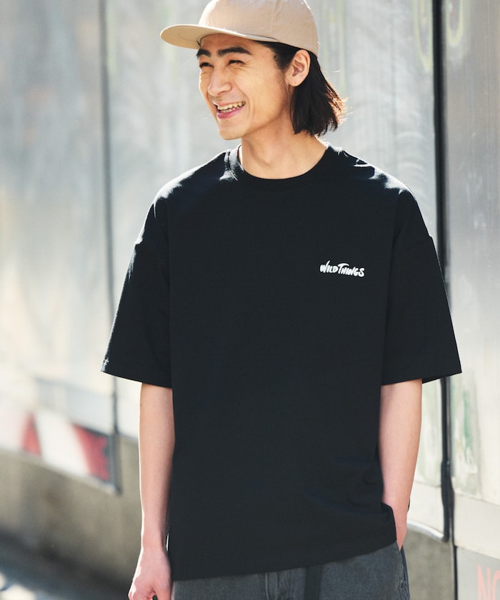 WILD THINGS × FREAK'S STORE Big Silhouette Tiger T-shirt