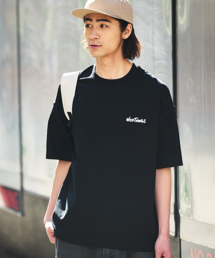 WILD THINGS × FREAK'S STORE Big Silhouette Tiger T-shirt