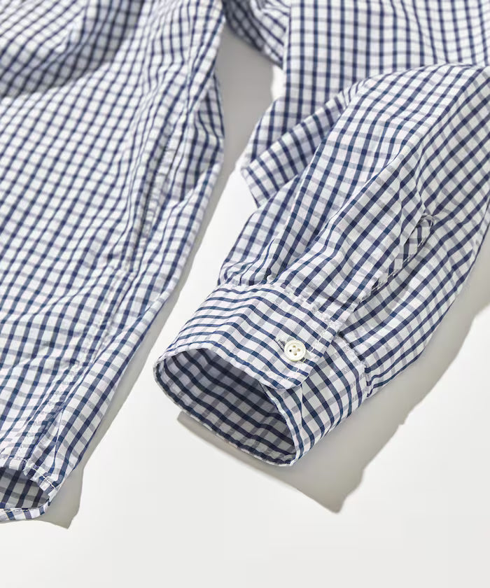 CAHLUMN Magazine Pocket Broad Shirt (Gingham)